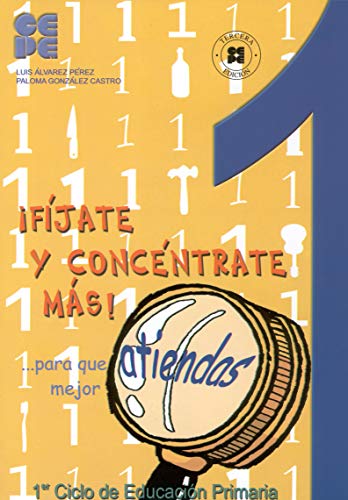 ¡Fíjate y Concéntrate Más! Cuaderno 1: 24 (Estrategias para aprender)