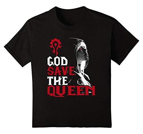 FIT God Save The Queen Men T-Shirt Sylvanas Windrunner Wow