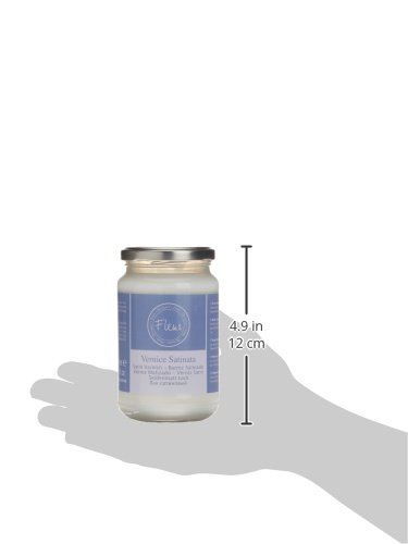 Fleur Paint 12655 - Barniz satinado (para interior y exterior, 330 ml) color transparente