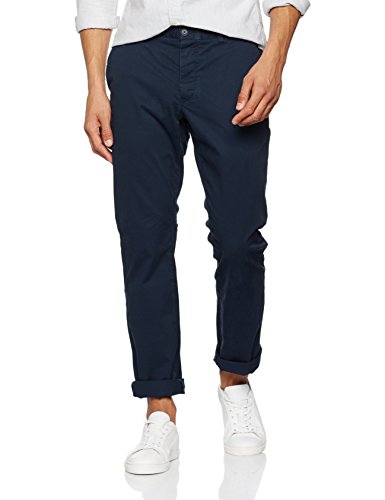 French Connection Machine Gun Stretch Pantalones, Azul, W32L32 para Hombre