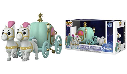 Funko- Pop Town: Cinderella-Carriage w/Fairy Godmother Collectible Toy, Multicolor (45549)