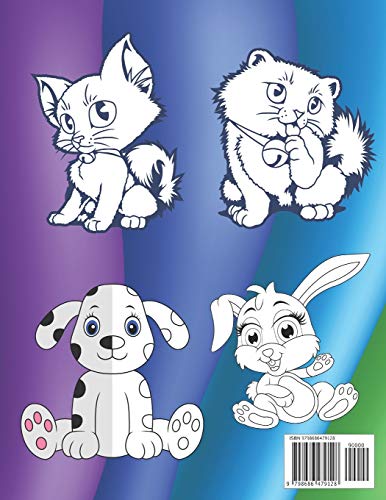 FUNNY ANIMALS - Coloring Book For Kids