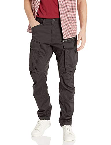 G-STAR RAW Rovic Zip 3D Tapered, Pantalones para Hombre, Negro (raven), W33/L34