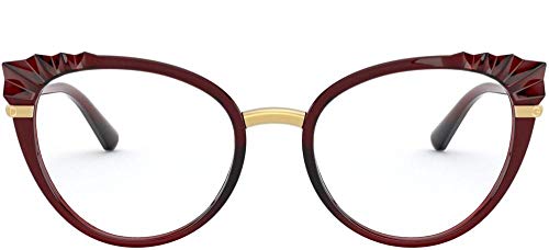 Gafas de Vista Dolce & Gabbana PLISSÈ DG 5051 BURGUNDY 51/19/140 mujer