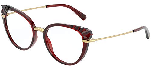 Gafas de Vista Dolce & Gabbana PLISSÈ DG 5051 BURGUNDY 51/19/140 mujer