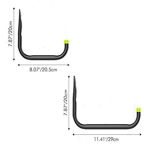 Garaje Escalera Ganchos Para Trabajo Pesado, 4PCS Montado En La Pared T Del Sistema Del Estante Del Organizador Para Sillas Canoa Bicicleta Plegable De Almacenamiento De Suspensión