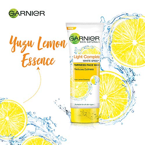 Garnier Skin Naturals Light Fairness Face Wash - Pure Lemon Essence - 50ml