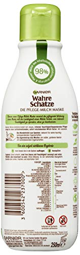 Garnier Wahre Schätze - Mascarilla para el cuidado de la leche de almendra, 1 unidad (250 ml)