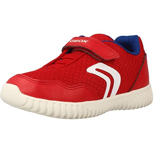 Geox B Waviness Boy B, Zapatillas para Bebés, Rojo (Red/Royal), 26 EU