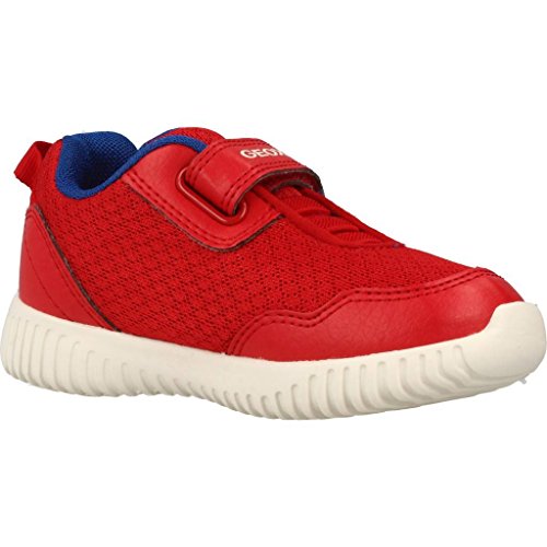 Geox B Waviness Boy B, Zapatillas para Bebés, Rojo (Red/Royal), 26 EU