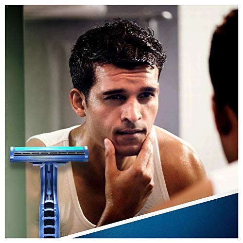 Gillette - Blue II Plus Maquinilla de afeitar desechable (paquete de 8)