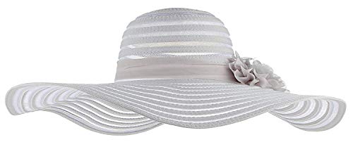 Gorros Sombrero Holgado De Mujer Sombrero Outdoor Protector Bronceador Ancho Verano Sombrero De Playa Sombrero Sombrero Tamaño 58Cm Gorras (Color : Grau, Size : One Size)