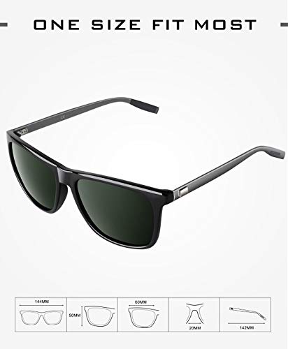 GQUEEN Gafas de sol polarizadas Clásico Retro para Hombre y Mujer UV400 GQ33