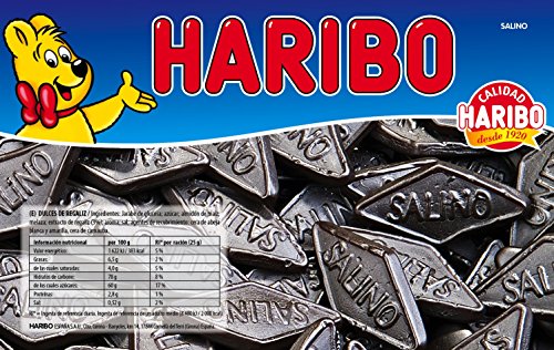 Haribo Salino Dulces de Regaliz - 1000 gr