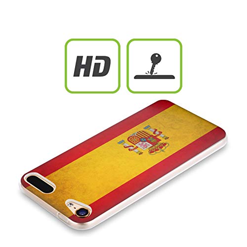 Head Case Designs Español De España Banderas Vintage Carcasa de Gel de Silicona Compatible con Apple Touch 6th Gen/Touch 7th Gen