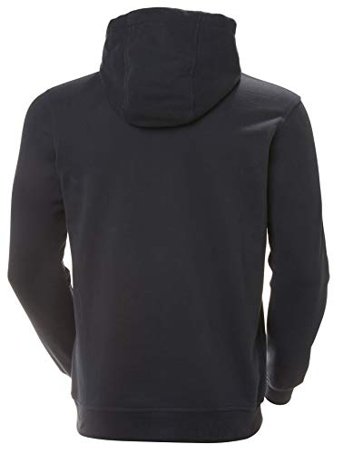 Helly Hansen Logo Hoodie Sudadera para hombre con capucha, sudadera casual de algodón para uso diario y actividades al aire libre