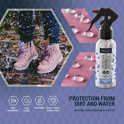 Hendlex Nano Spray Impermeabilizante para el Calzado de Todo Tipo de Materiales* (protector) Shoe Waterproof Spray100 ml