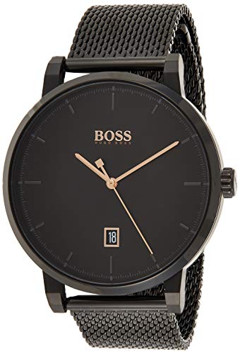 Hugo BOSS Reloj Analógico para Hombre de Cuarzo con Correa en Acero Inoxidable 1513810