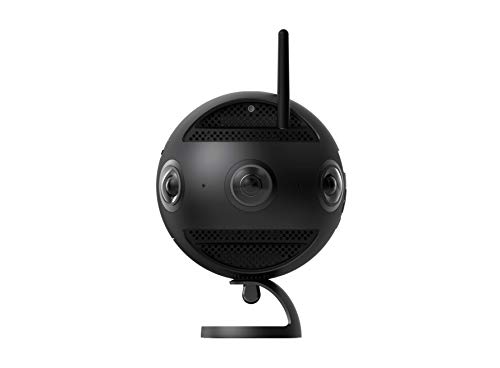 Insta360 Pro 2 - Cámara 3D 8K Profesional con 6 Lentes Independientes F/2.4 de Alta Definición Hd, Grabación de Video 360° Hasta 8K, Foto 3D 360° a 60 Megapíxeles, Raw, HDR, Conexión Wi-Fi, Negro