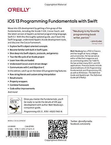 iOS 13 Programming Fundamentals with Swift: Swift, Xcode, and Cocoa Basics