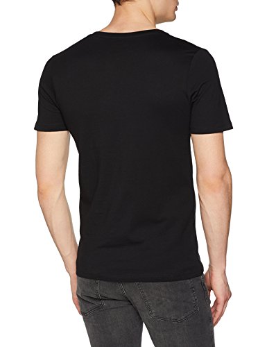 Jack & Jones Jjecorp Logo tee SS Crew Neck Noos Camiseta, Negro (Black Detail: Slim Fit), XX-Large para Hombre