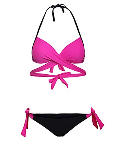 JFAN Traje De Baño Mujer Sexy Bañador de Baño Conjunto de Bikini Push up Sujetador Acolchado Traje de baño Bikini para Mujeres