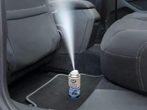 Juego de limpieza Fresh para eliminar malos olores que incluye una bomba en aerosol para aire acondicionado, de 150 ml, y un limpiador de aire acondicionado con espuma, de 500 ml