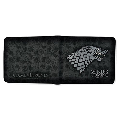 Juego de Tronos abybag166 casa de Stark Winter Is Coming Billetera