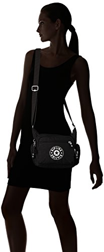 Kipling Gabbie S, Bolsos Bandolera para Mujer, Negro (Lively Black), 29x22x16.5 cm