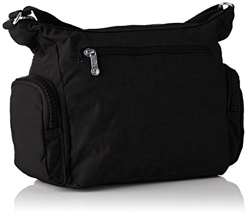 Kipling Gabbie S, Bolsos Bandolera para Mujer, Negro (Lively Black), 29x22x16.5 cm