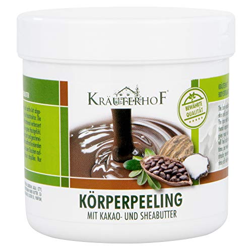 Kräuterhof Exfoliante corporal con manteca de cacao y karité 400g