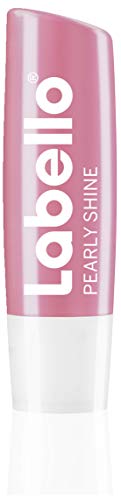 Labello Pearly Shine, lápiz labial con delicado acabado brillante, cuidado intensivo de labios sin aceites minerales, 5,5 g