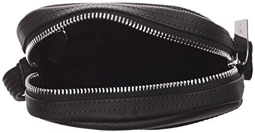 Lacoste NH2340HC Bolso Bandolera Clásico para Hombre, Color Negro (Black)