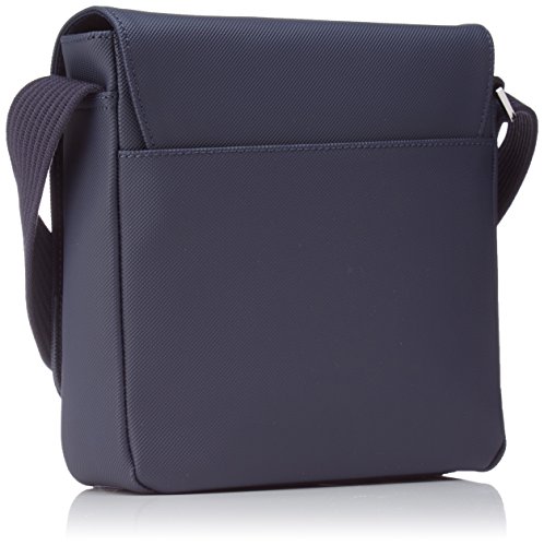 Lacoste Nh2341 - Bolso bandolera para hombre, 21 x 6,5 x 20 cm, Azul (azul (Peacoat)), 21x6.5x20 cm (W x H x L)