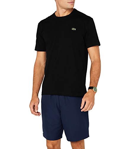 Lacoste TH7618, Camiseta para Hombre, Negro (Noir), Large (Talla del fabricante: 5)