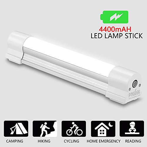 Lanterna LED Campeggio FOGEEK[Power Bank]5 modi regolabili Lanterna ricaricabile magnetica [lampada di emergenza] [illuminazione armadio] Ideale per caricamento telefonico, campeggio, tende, escursion