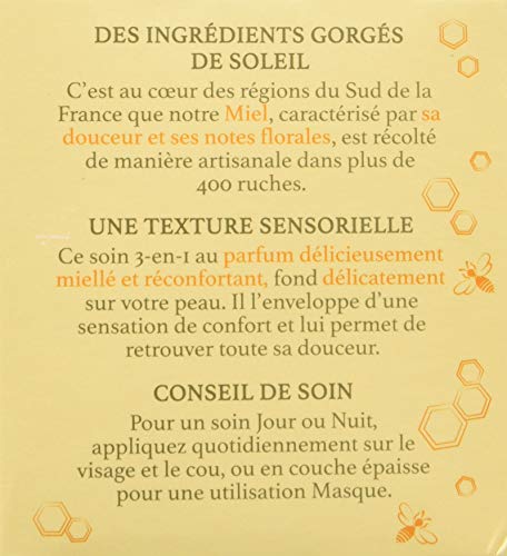 Le Petit Marseillais – Cuidado 3 en 1 día de noche – Máscara de miel – Bote de 50 ml