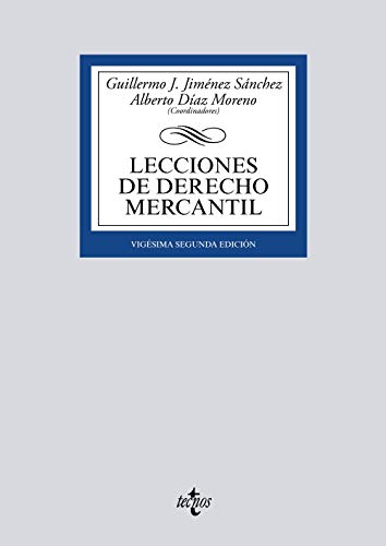 Lecciones de Derecho Mercantil (Derecho - Biblioteca Universitaria de Editorial Tecnos)