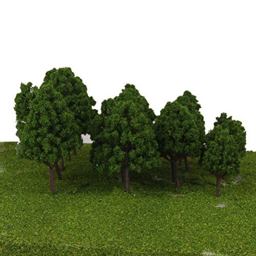 LEORX 1:75-1:200 Modelo árboles tren ferrocarril paisaje – 20 piezas