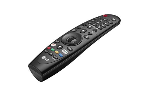 LG Magic Control AN-MR18BA - Mando a Distancia (Reconocimiento de Voz, apunta y navega, Rueda de Scroll, Botones Netflix y Amazon, Teclado numérico) Color Negro