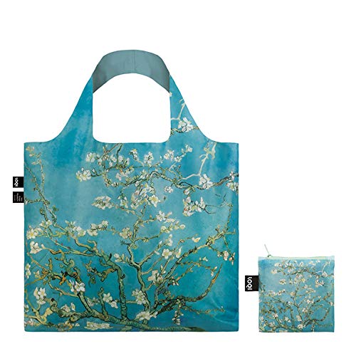 LOQI Van Gogh Almond Blossom Bag Bolso de Viaje, 50 cm, 15 Liters, Azul (Almond Blossom)