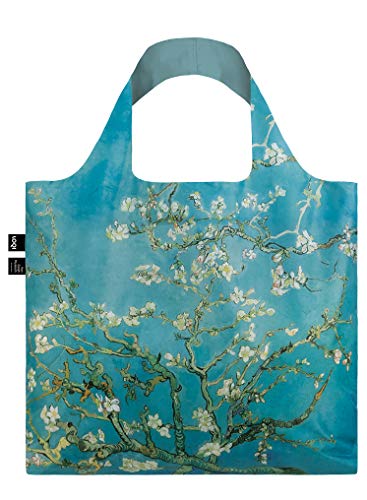 LOQI Van Gogh Almond Blossom Bag Bolso de Viaje, 50 cm, 15 Liters, Azul (Almond Blossom)