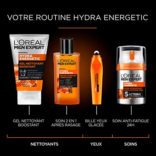 L'Oréal Men Expert Hydra Energetic Soin Hydratant Anti-Fatigue Visage Homme 50 ml