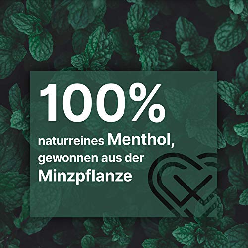 LoWell - contenido 40g - Cristales de mentol, Cristales hielo grandes, Mentol, Menta 100% puros - Con una lata práctica - Calidad farmacéutica para infusiones de sauna