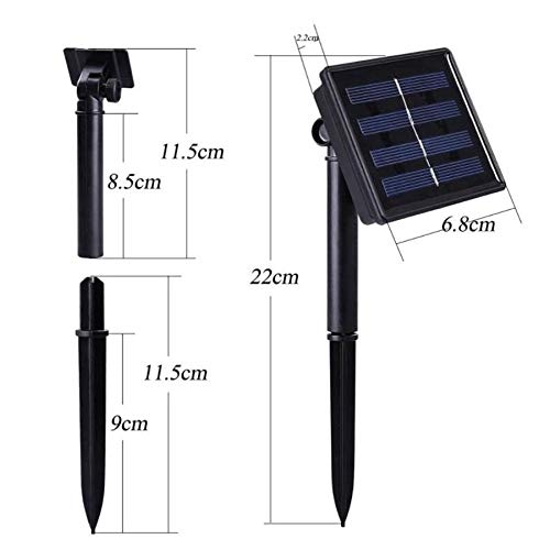 Lumière solaire de jardin imperméable à l'eau 30 LED lampe solaire fée chaîne lumières pour cour extérieure pelouse fête de mariage décoration de noël lumières