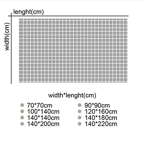 LYDXD Paño de Mesa de Comedor Minimalista Moderno Paño de Cubierta de TV crepuscular perfumado Paño de Mesa de café Mantel Largo de jardín Fresco 140x140cm