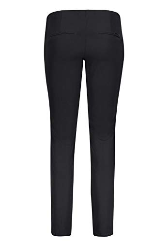 MAC Jeans Anna - Pantalones para mujer, color negro Negro 46W x 32L