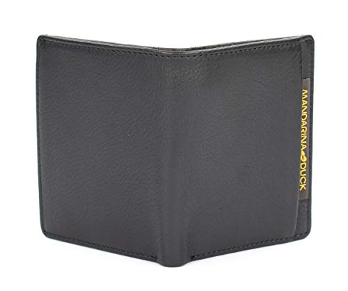 Mandarina Duck Men's small wallet in leather Dual UDP04 Black