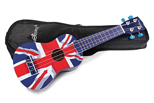 Martin Smith Ukelele soprano con bolsa de ukelele Union Jack