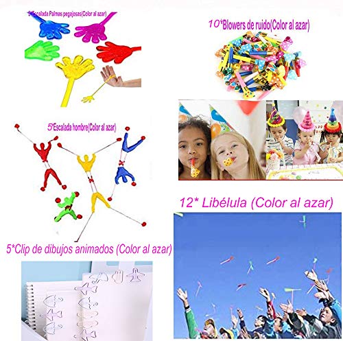 Mattelsen Juguetes de Fiesta a Granel 90 Pcs para Rellenar Piñatas y Bolsas de Regalo de Fiestas de Cumpleaños Infantiles del Partido Favor Niñas Infantiles niños o para el Colegio